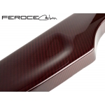 FIAT 500 Parcel Shelf in Carbon Fiber - Red Candy